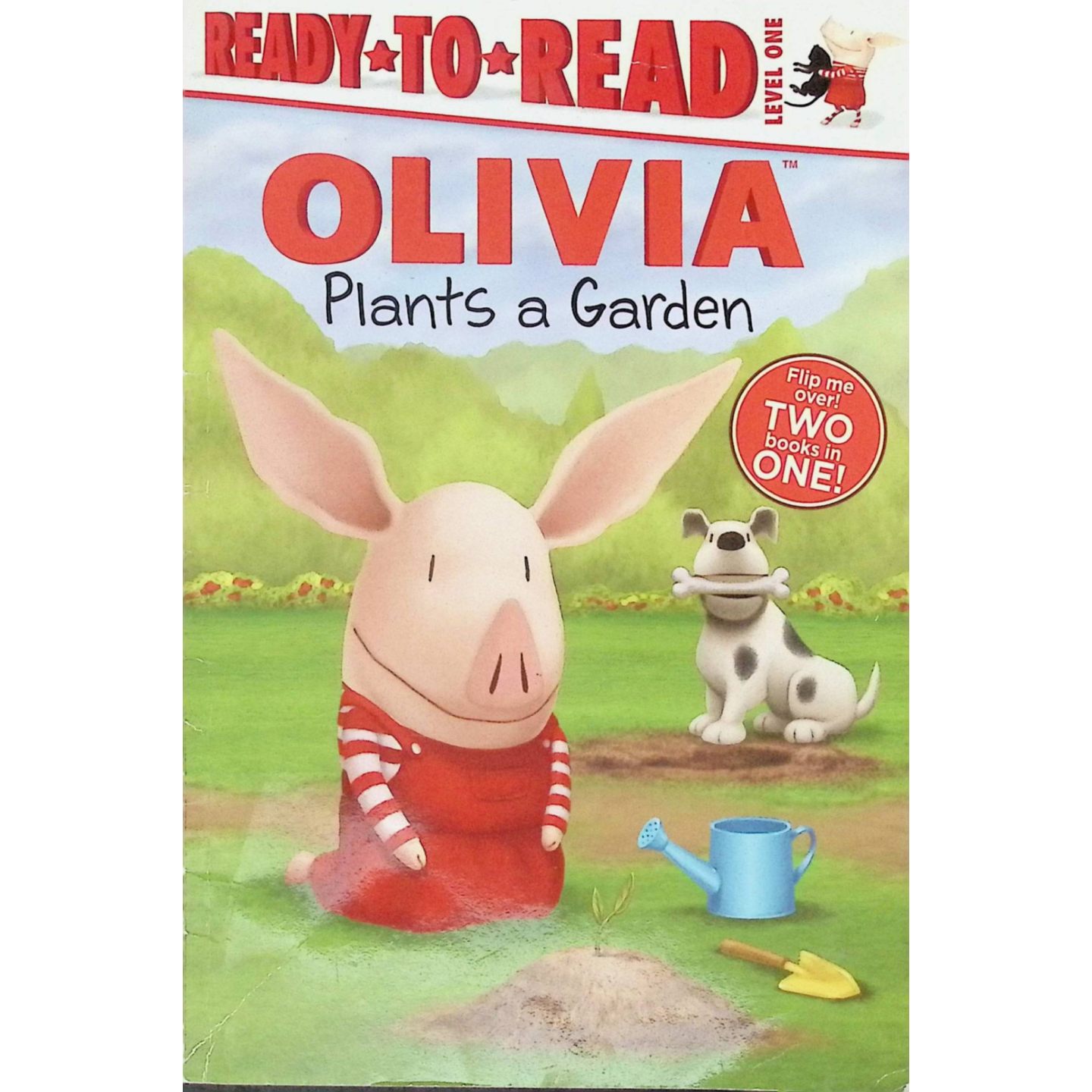 英语原版引进奥莉薇系列学前预备级阅读系列OliviaPlantsaGarden亲子共读绘本伊恩福尔克纳作品凯迪克奖得主适合36岁儿童阅读