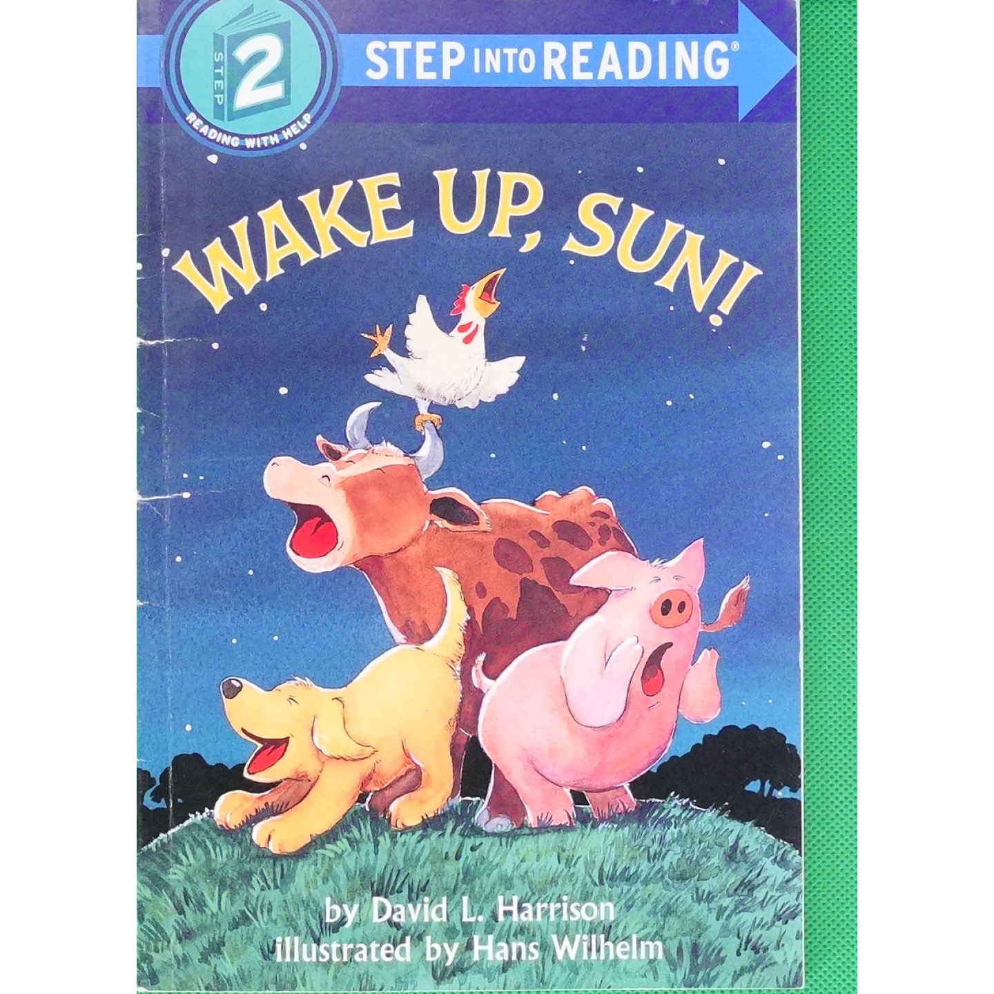 英语原版书走进阅读系列WakeUpSun农场动物绘本亲子共读大卫L哈里森著汉斯威廉绘适合36岁儿童阅读的幽默睡前故事帮助孩子认识