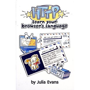 巫师杂志系列原版书LearnYourBrowsersLanguage英语少儿编程启蒙科普绘本朱莉娅埃文斯著绘全彩印刷生动图解HTTP协议适合1114岁