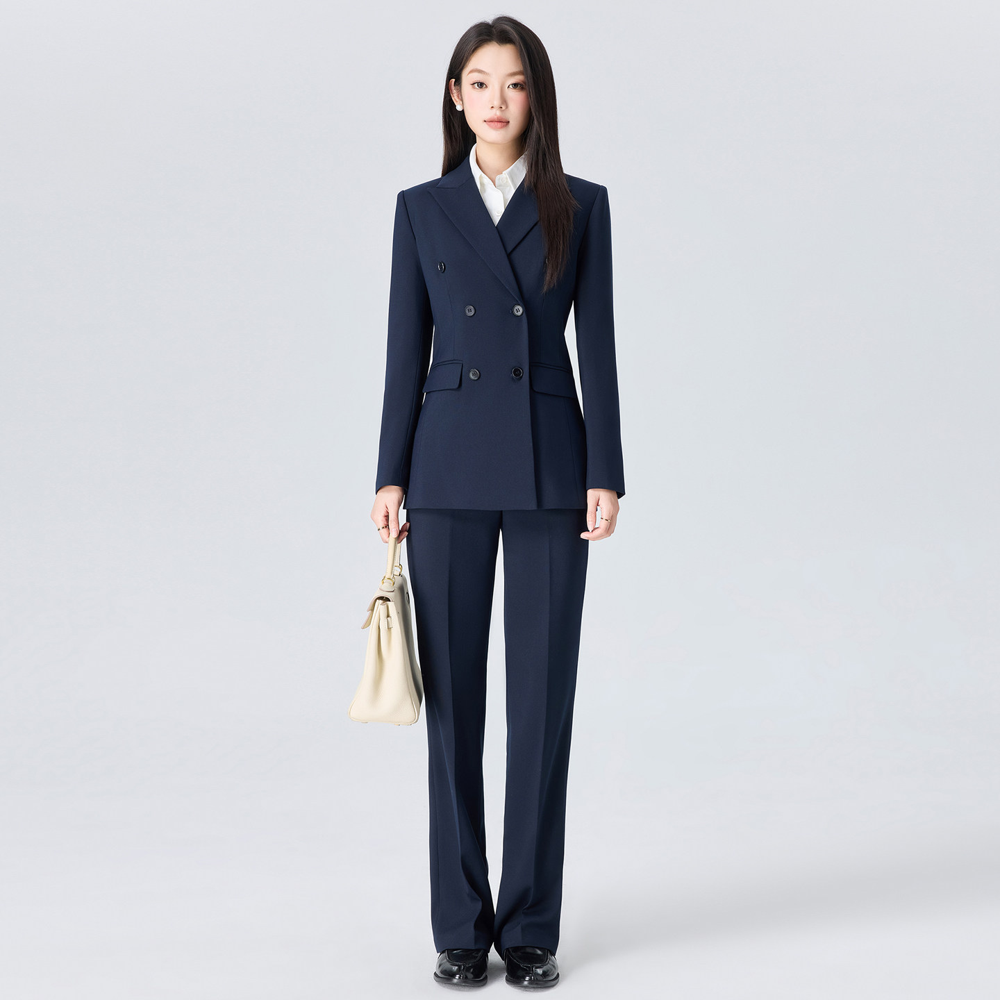 西装套装女面试公务员职业正装2026新款通勤职场气质教资西服外套