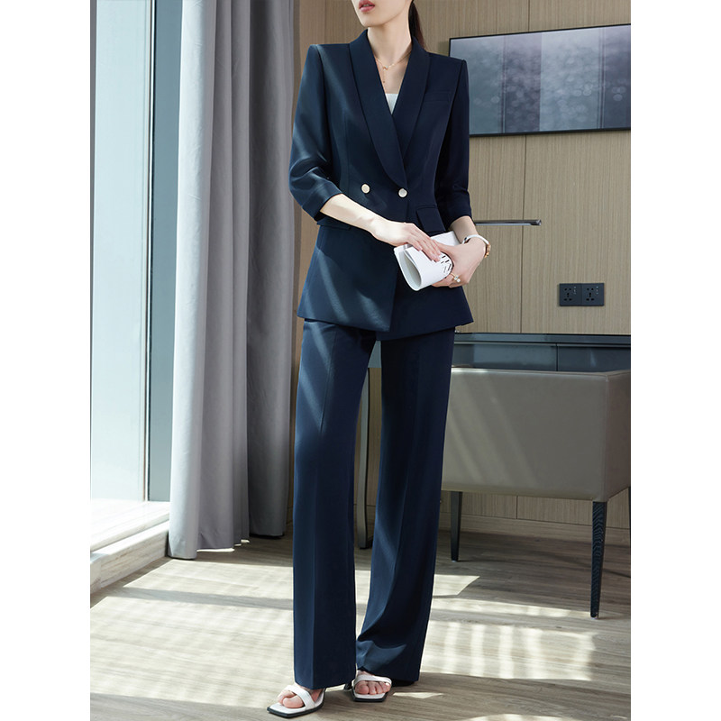 高级感西装套装女夏季薄款2026新款气质休闲西服职业正装女工作服