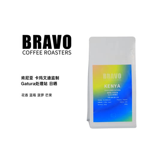 Bravo【26产季】空运肯尼亚卡玛文迪监制Gatura处理站NH日晒100g