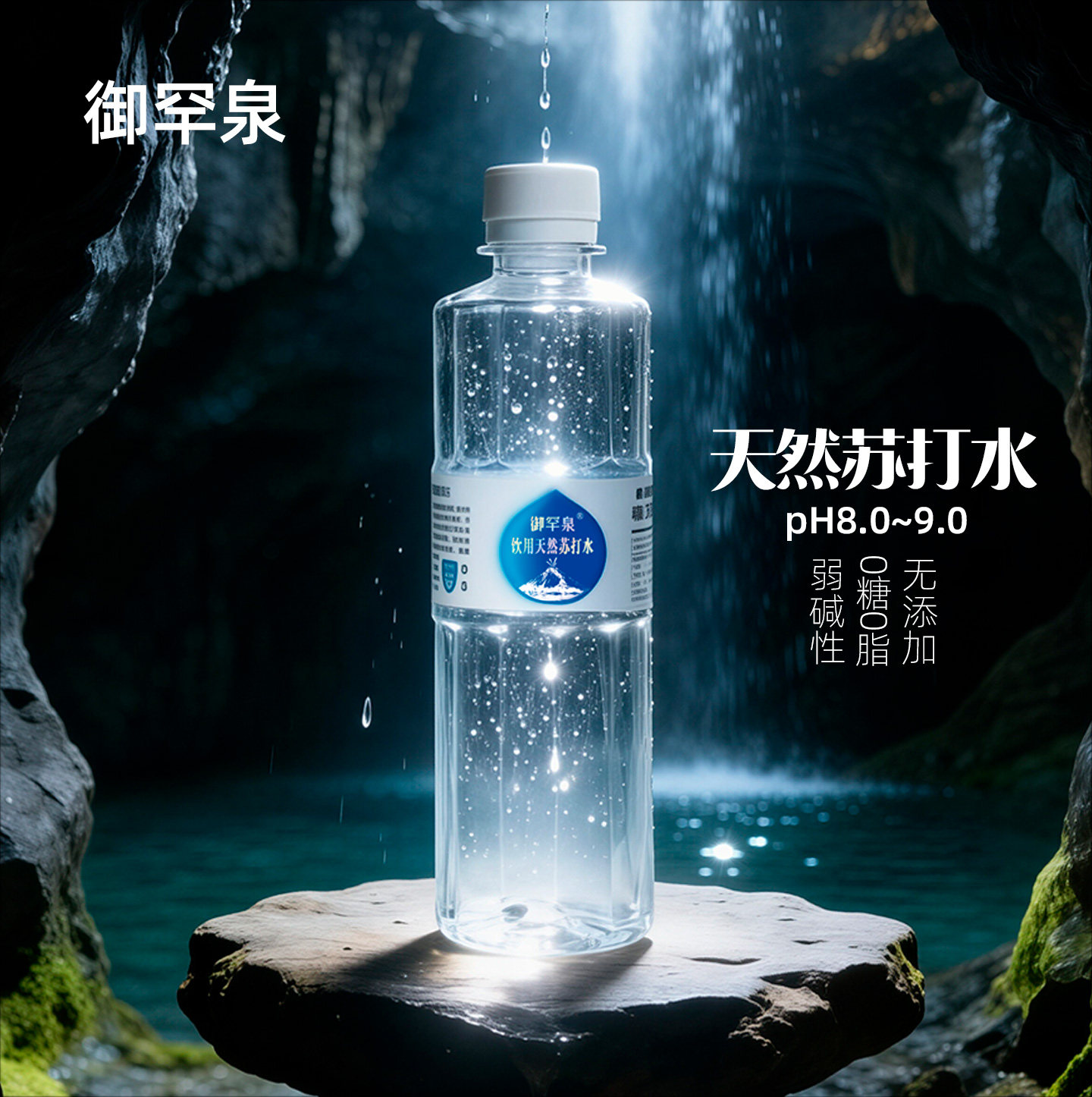御罕泉天然苏打水400ml弱碱性