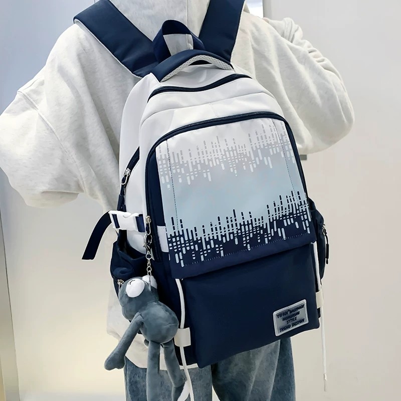 初中高中生书包男大容量高颜值2026新款中小学生书包男款双肩背包