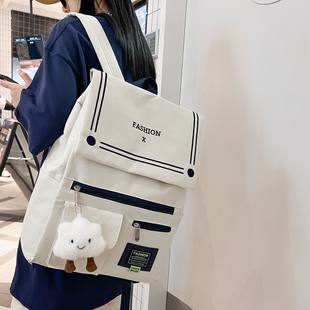 日系ins风书包初中生女高颜值高中大学生韩版学院风日本双肩包潮