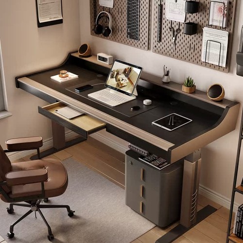 wzo烟熏黑电动升降桌设计师