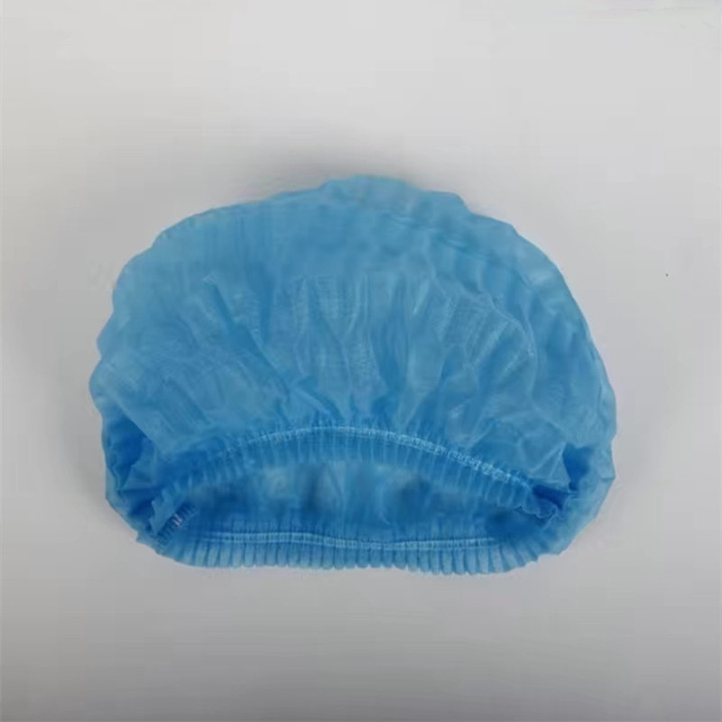 一次性弹力帽防尘逼污帽蓝色20个