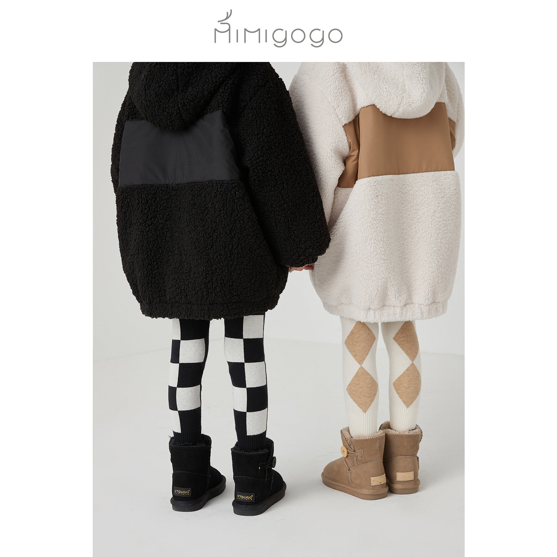 【5折】MIMIGOGO 撞色修身儿童针织方格提花外穿打底裤1F15,童装/婴儿装/亲子装,裤子,淘宝优惠券,粉丝福利购,淘宝优惠卷