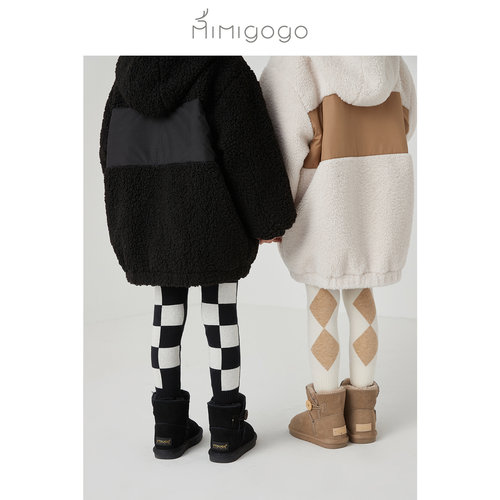 MIMIGOGO儿童针织提花打底裤