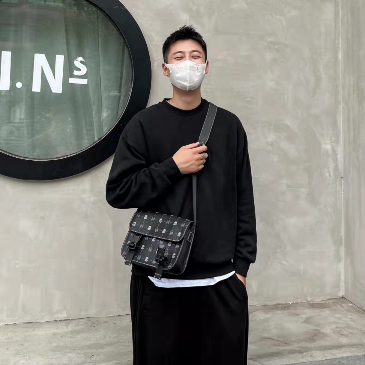 秋冬季新款吉尔丹美式重磅抓绒纯色圆领卫衣宽松bf百搭上衣男女潮
