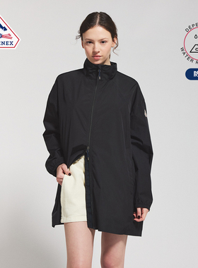 Pyrenex女士户外防水中长款冲锋衣外套25年 MAGNESIA