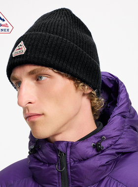 Pyrenex 针织帽男女同款简约保暖羊毛帽25年 GOMMA