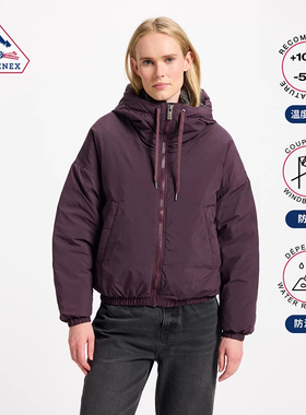 Pyrenex女士羽绒服法国鸭绒短款连帽轻盈羽绒外套25年新 ATTITUDE