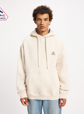 Pyrenex 男女同款卫衣简约纯棉抽绳连帽上衣 LARCIS ARCHER