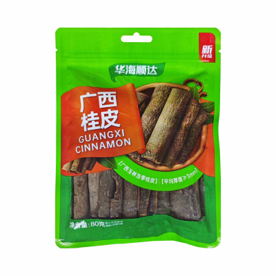 华海顺达 广西桂皮80g/袋 家用厨房香料调味料卤料干货炖菜佐料