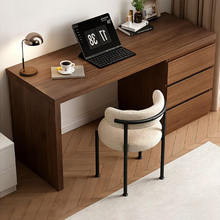 实木书桌电脑桌家用学生学习桌办公桌带抽梳妆台斗柜子一体化妆桌
