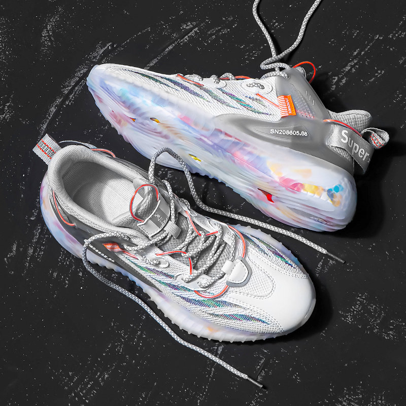 男鞋2021年新款恩奴椰子鞋男夏季网面薄款透气老爹鞋子男潮鞋情侣