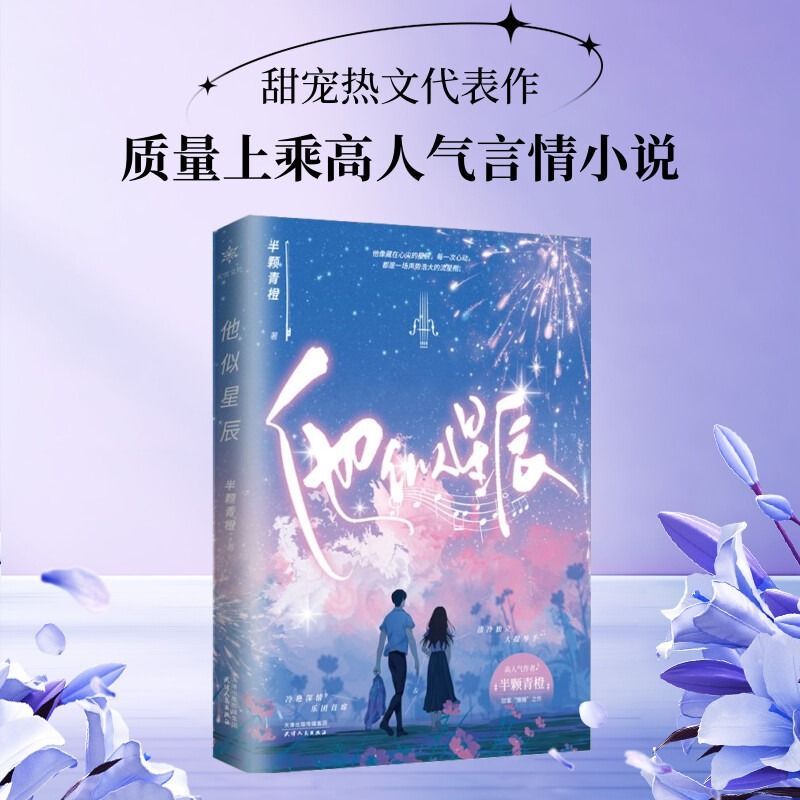 正版现货言情小说他似星辰完整版