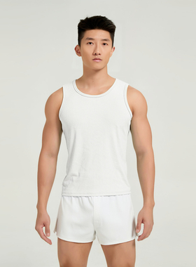 【新品】Oengus男士运动背心罗纹背心时尚性感透气舒适吸水