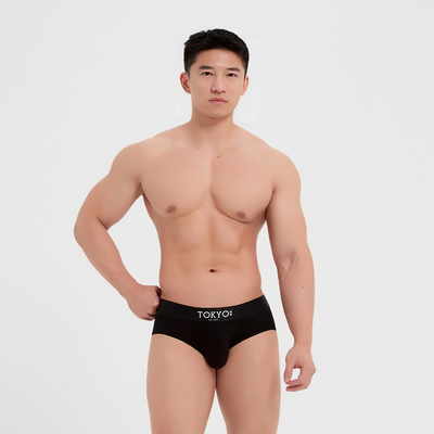 【新品lulu同款】Oengus东京男黑色三角性感男四角性感透气舒适