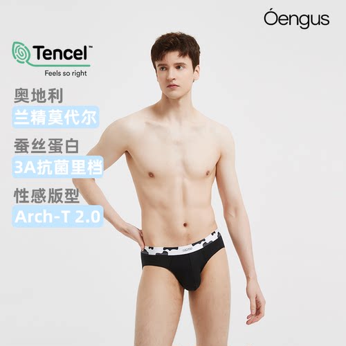 兰精莫代尔次男士三角裤透气柔软