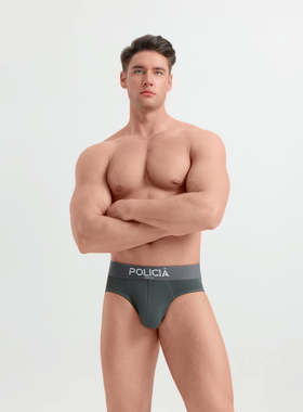 【LULU同款新品】Oengus冰丝灰色男三角裤男内裤性感运动瘾诱速干