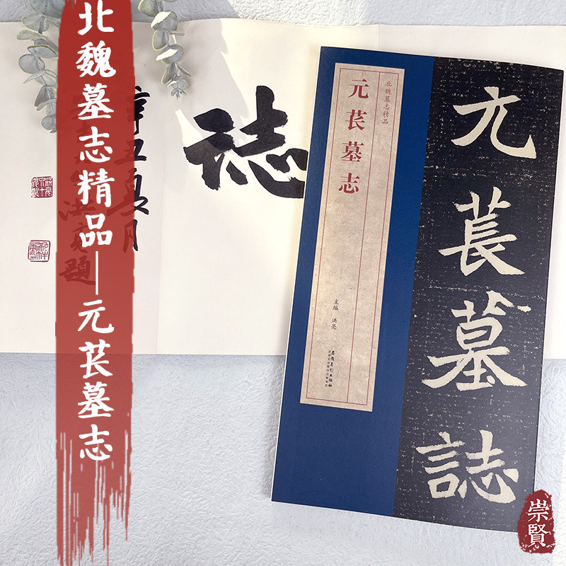 北魏墓志精品元苌墓志赠大图一张简体旁注高清放大毛笔临摹范本平铺易