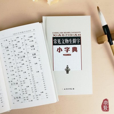 常见文物生僻字小字典 生僻字工具书 内含部首 索引查找 收录文物生僻汉字排序 字形 注音 释义插图附录 盛建武编著 文物出版社