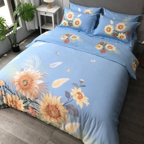 全棉加厚磨毛四件套纯棉斜纹秋冬保暖婚庆床上用品4件套被套1.8床