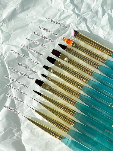 DINGXI丁茜美甲笔刷套装手工原创