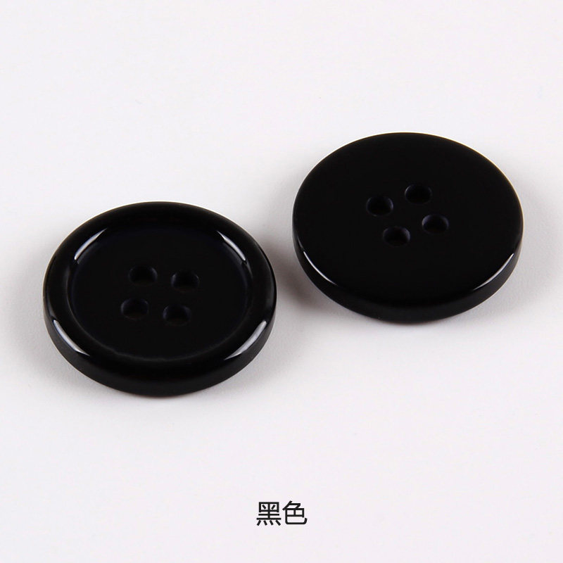 수지 색상 얇은 가장자리 네 눈 단추 캔디 컬러 스웨터 단추 바지 작업복 코트 단추 다목적 DIY