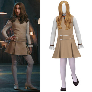 嘉美梅根cos服M3GAN2.0女主同款裙子万圣节儿童表演服cosplay服装