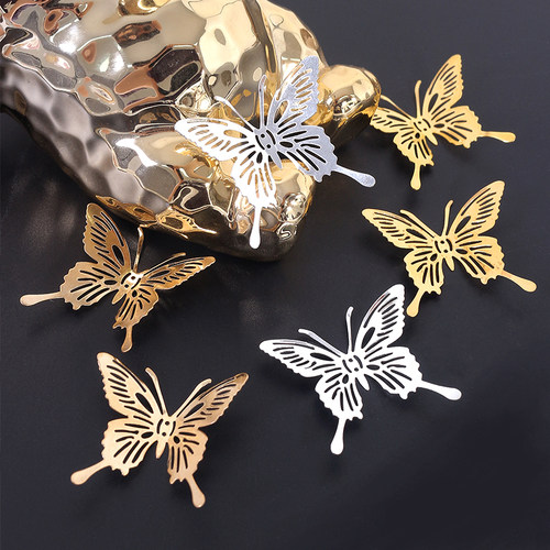 头饰配件痛包谷美道具金属蝴蝶