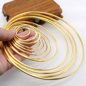 3.5 45CM金属环圆形箍环 diy手工花环材料捕梦网风铃挂件吊环圆圈