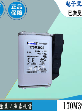 170M3921 170M3922 170M3923巴斯曼全新电子熔断器Bussmann保险丝