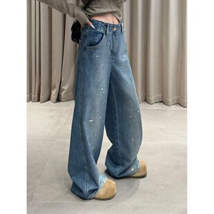 (海盐白沙)春季新款超绝显瘦洋气百搭牛仔裤2025年新款小个子女裤