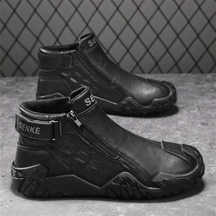 中帮男士 陆海丰百货商行男鞋 新款 2Q025秋季 防滑运动 飞行员休闲鞋