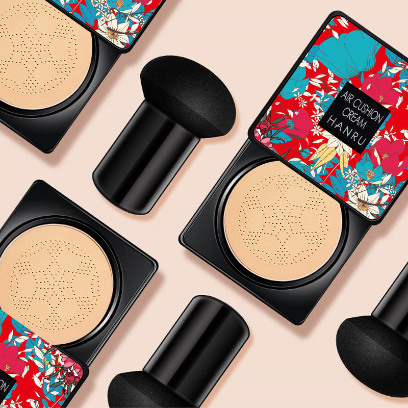 韩汝轻盈水润蘑菇气垫霜植物滋养BB霜遮瑕保湿粉底液素颜cc霜裸妆,彩妆/香水/美妆工具,气垫,淘宝优惠券,粉丝福利购,淘宝优惠卷