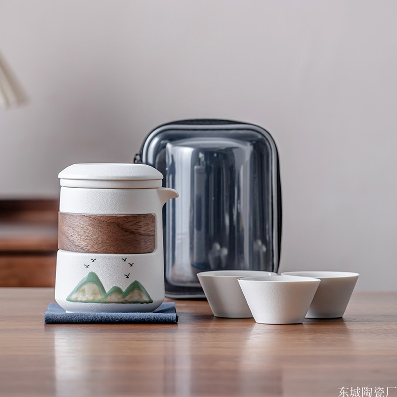 快客杯茶具商务旅行纪念一壶三杯