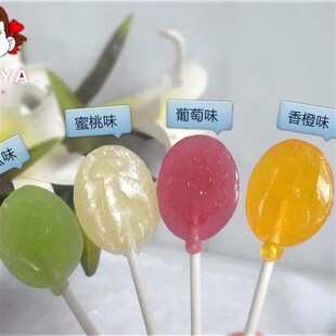 不二家棒棒糖散装葡萄香橙t哈蜜瓜蜜桃味婚庆喜糖果过年货礼物零