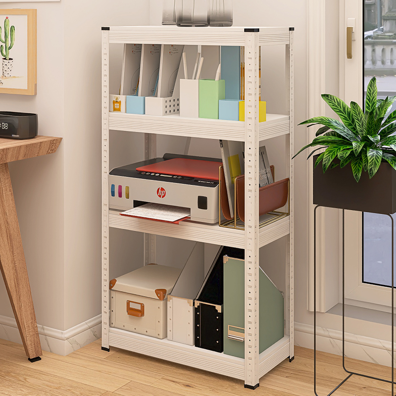 峰阳简约白d色打印机置物架落地多层办公室放复印机的架子收纳a1