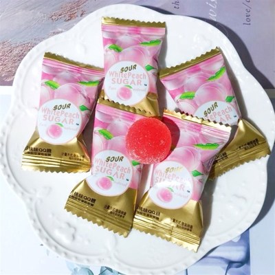 OCOCO蔓越莓QQ糖软糖水果味橡皮小包H装散装结婚喜糖果喜礼伴手礼