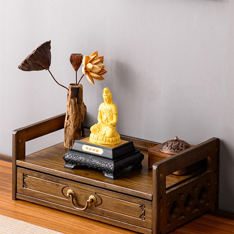 佛龛供桌佛台家用现代风格佛像供台神台香台加高架U子供奉供佛底