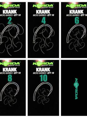 Korda Krank  Hooks  科兰克 欧鲤钓鱼钩反底钓罗尼钓组进口鱼钩