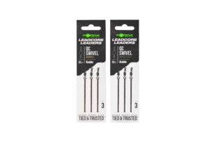 Swivel 英国korda 铅芯内链成品前导线 Leader Kable Leadcore