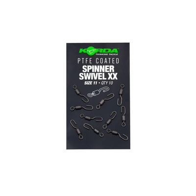 KORDA PTFE Spinner Swivel XX Size 11加宽版超滑涂层罗尼转环