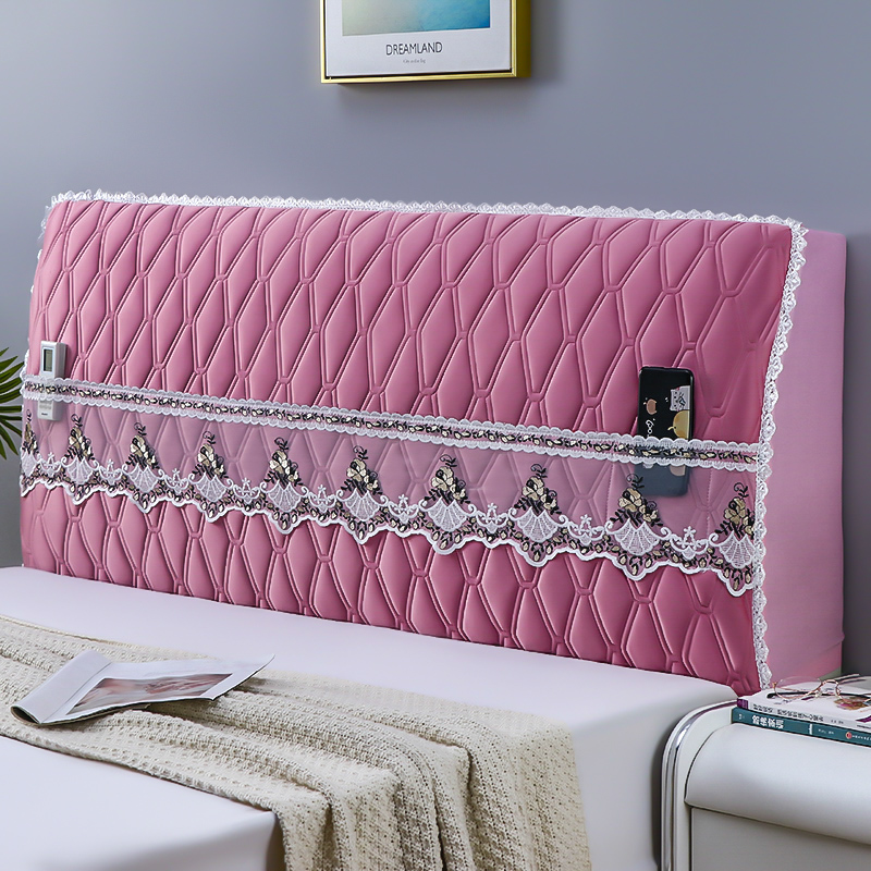 2023年新品防尘加厚加棉全包床头罩简约床头套床头靠背垫子可拆洗