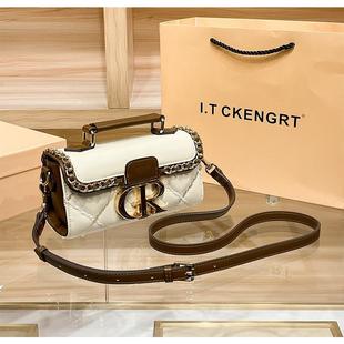 香港真皮原创小众手提包夏季 真皮高级感剑桥包通勤包包女 2024新款