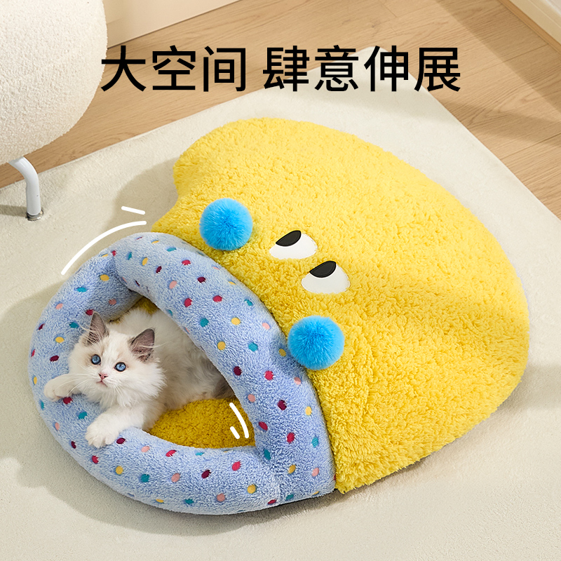 袜子猫窝四季通用宠物睡觉用垫子