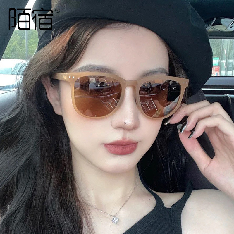 陌宿蕉一折叠墨镜女偏光太阳眼镜